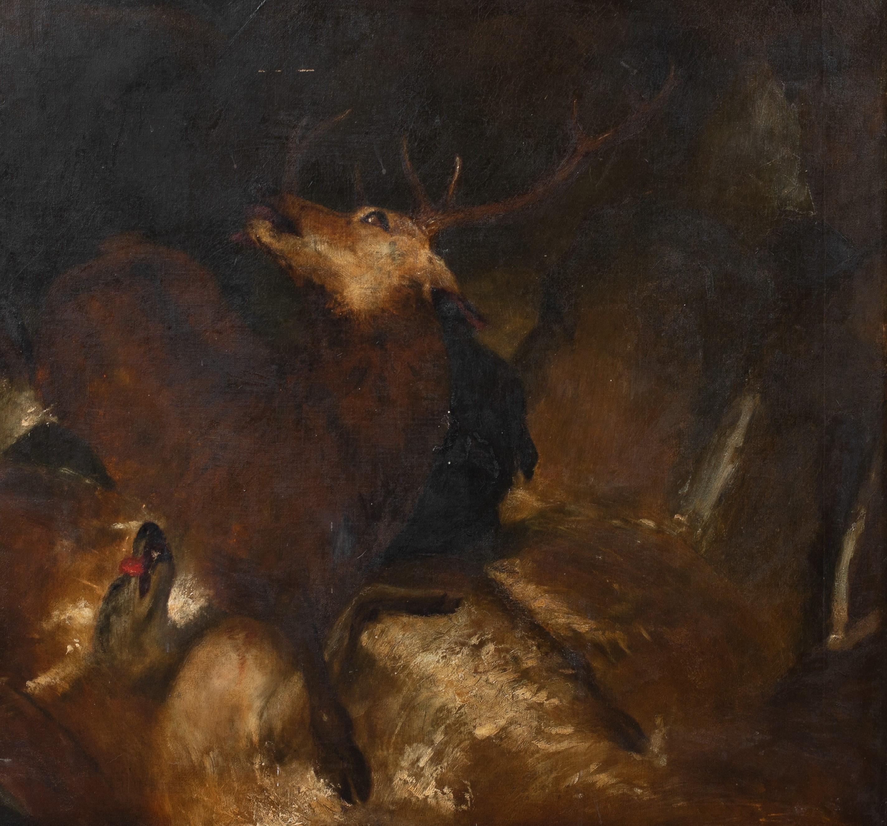 stag hunt painting