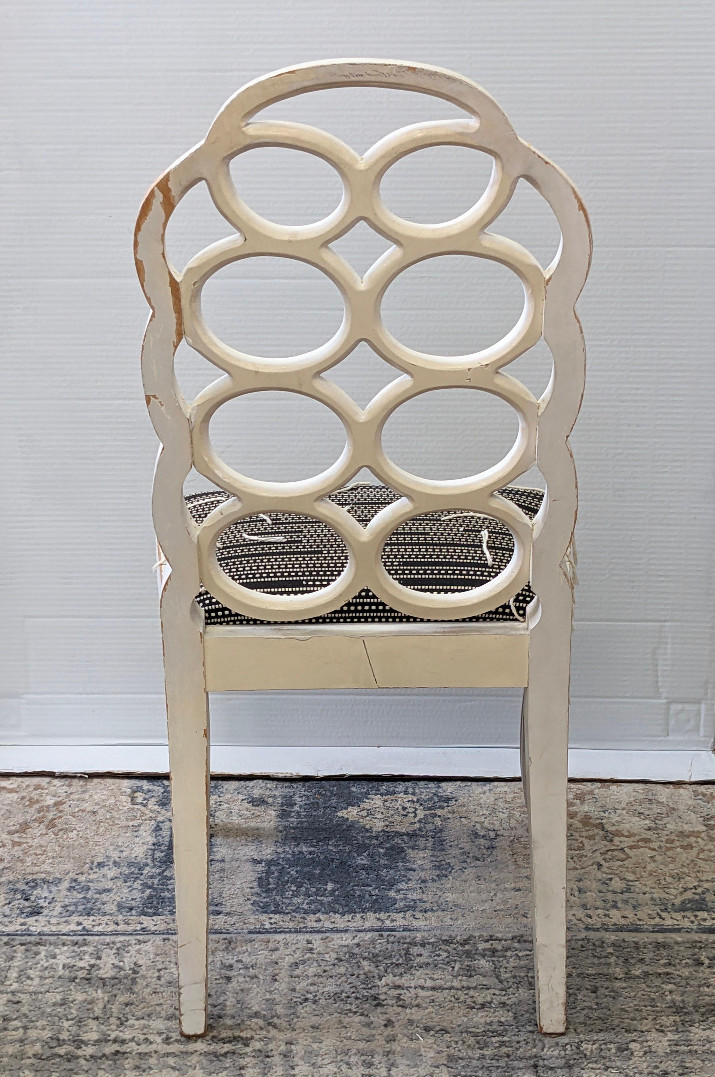 Mid-20th Century Edwin Lutyens Style Loop Back Chair For Sale