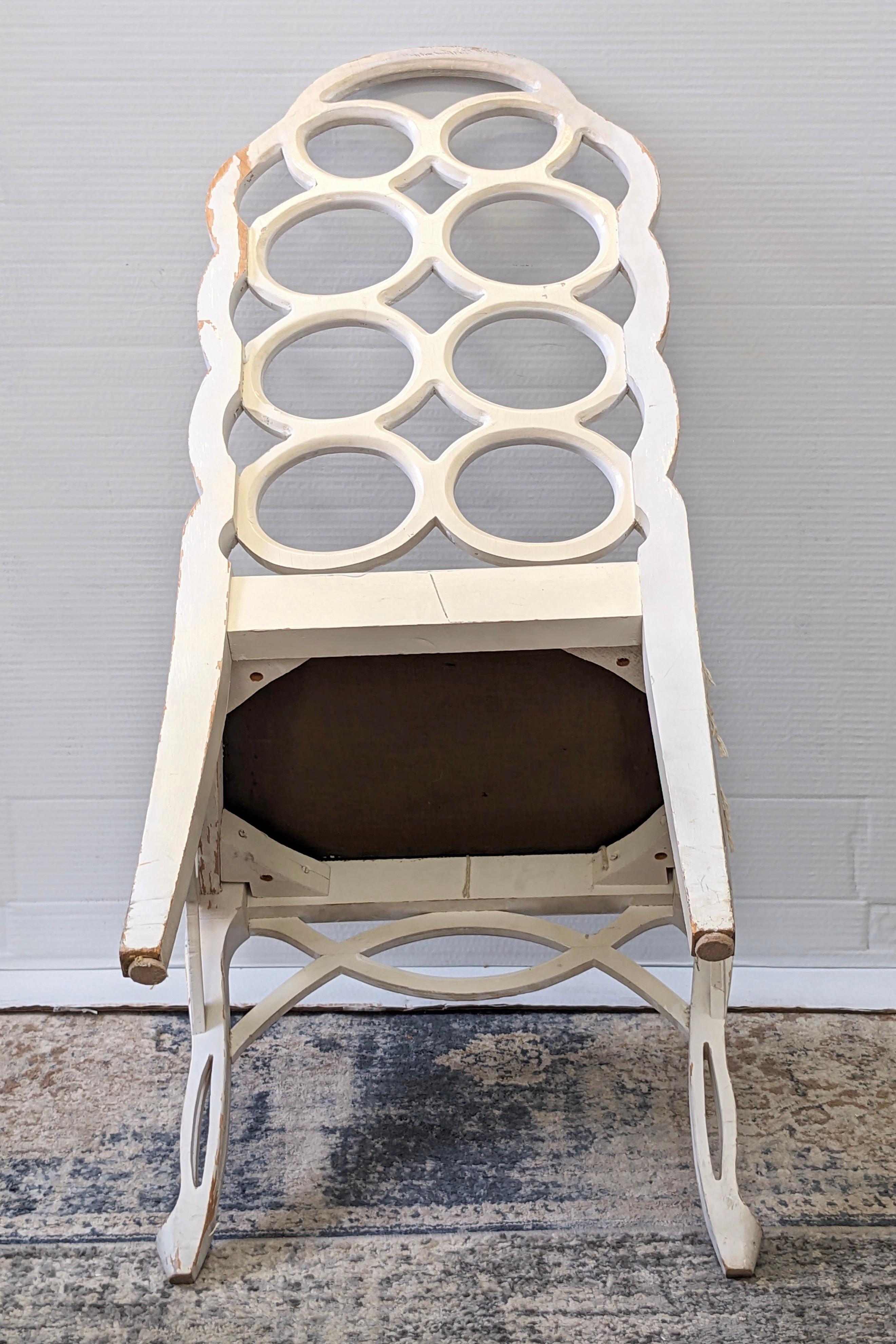 Edwin Lutyens Style Loop Back Chair For Sale 1