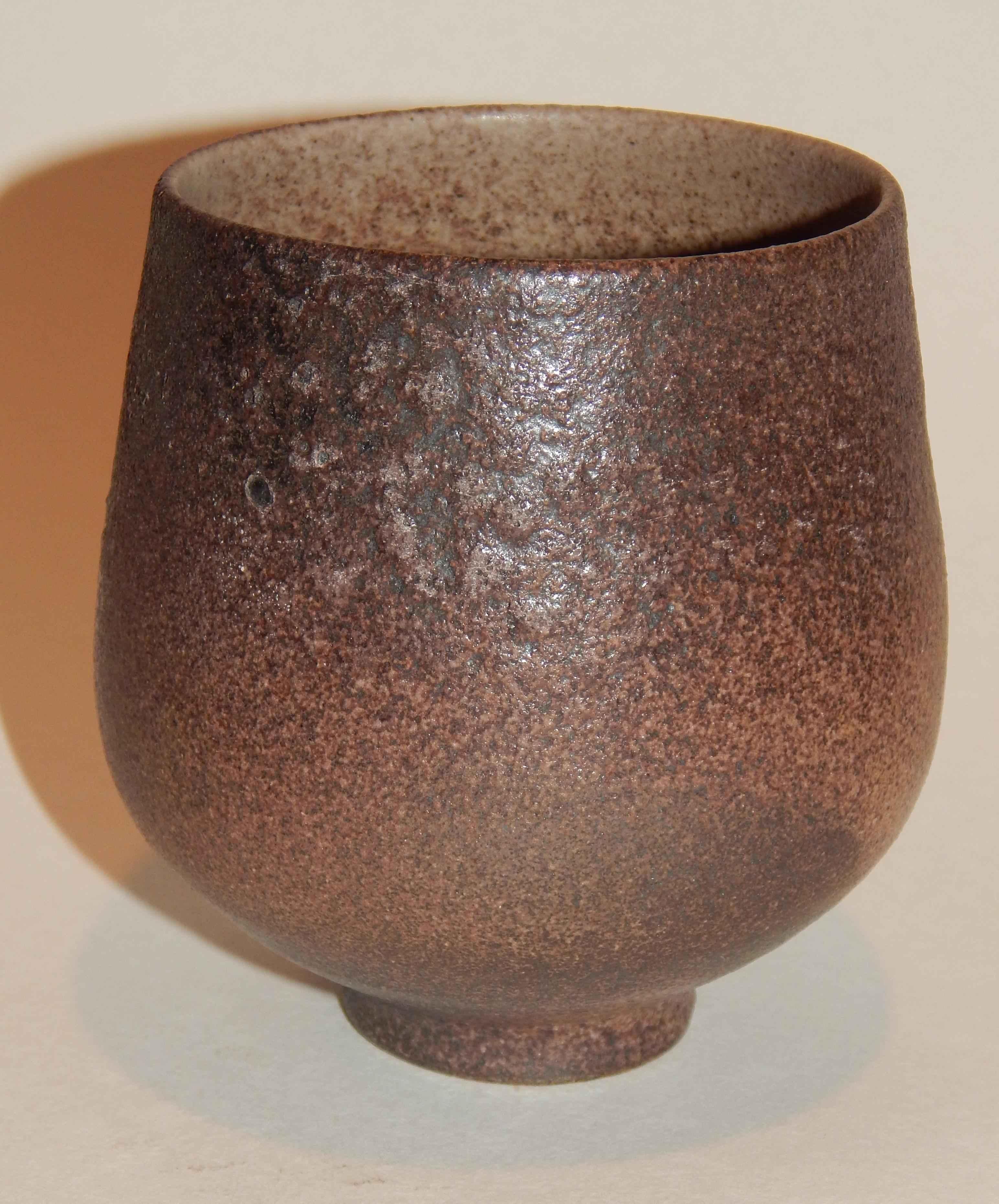 Mid-Century Modern Vase en céramique de l'atelier Edwin & Mary Scheier Brown en vente