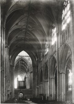 York Minster Minster Cathedral, the Nave Looking East Interior Photograph