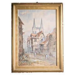 Antique Edwin St John Watercolor 2