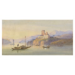 Edwin St. John’s Brush: Misty Morning at the Cliffside Ruins