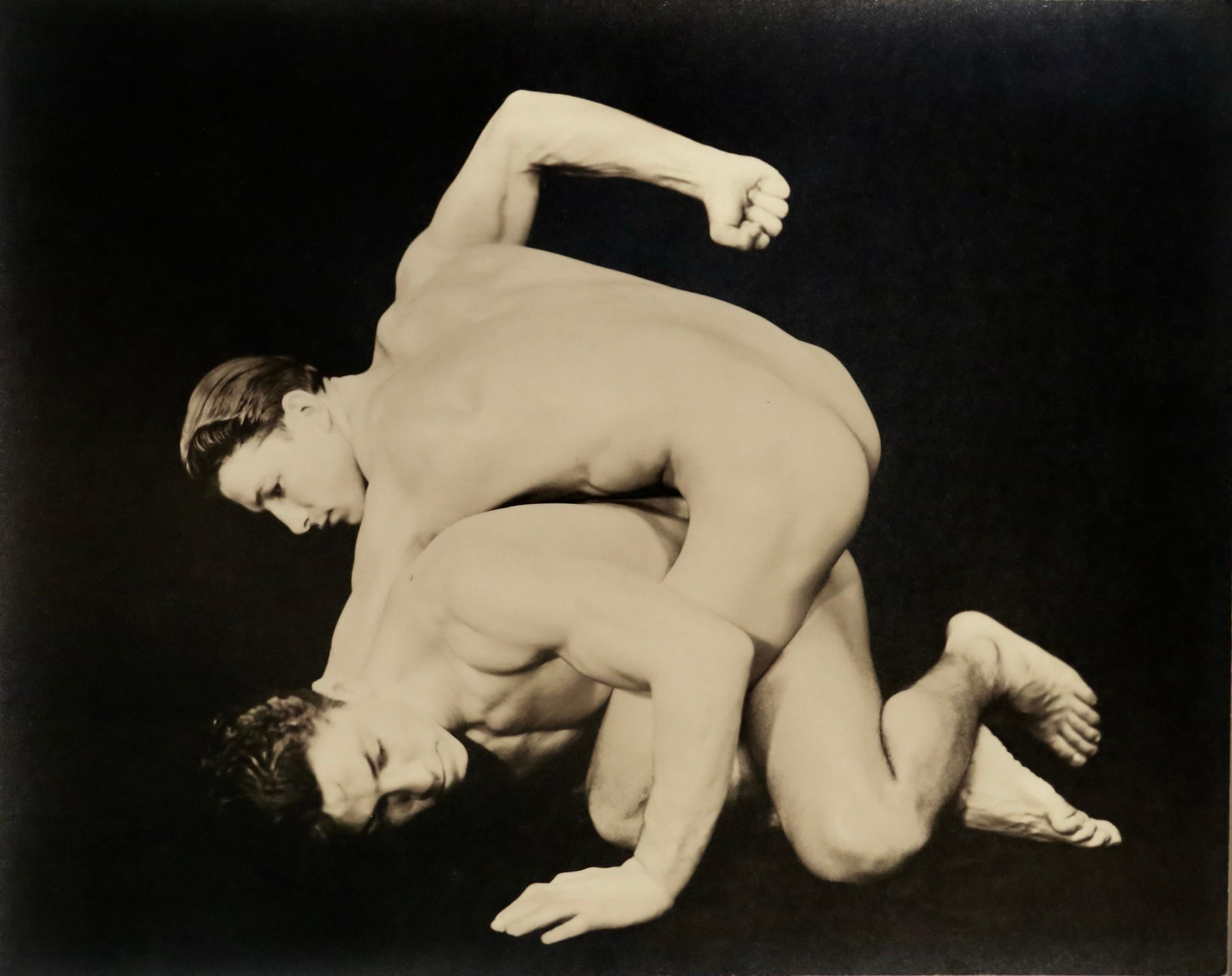EDWIN TOWNSEND, FOTOGRAFÍA DE DESNUDO MASCULINO DE 1930: «THE WRESTLERS»