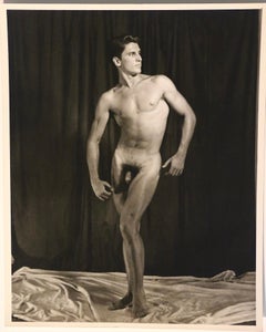 EDWIN TOWNSEND RARE 1930s VINTAGE MALE NUDE PHOTOGRAPH OF JACK FONTAINE
