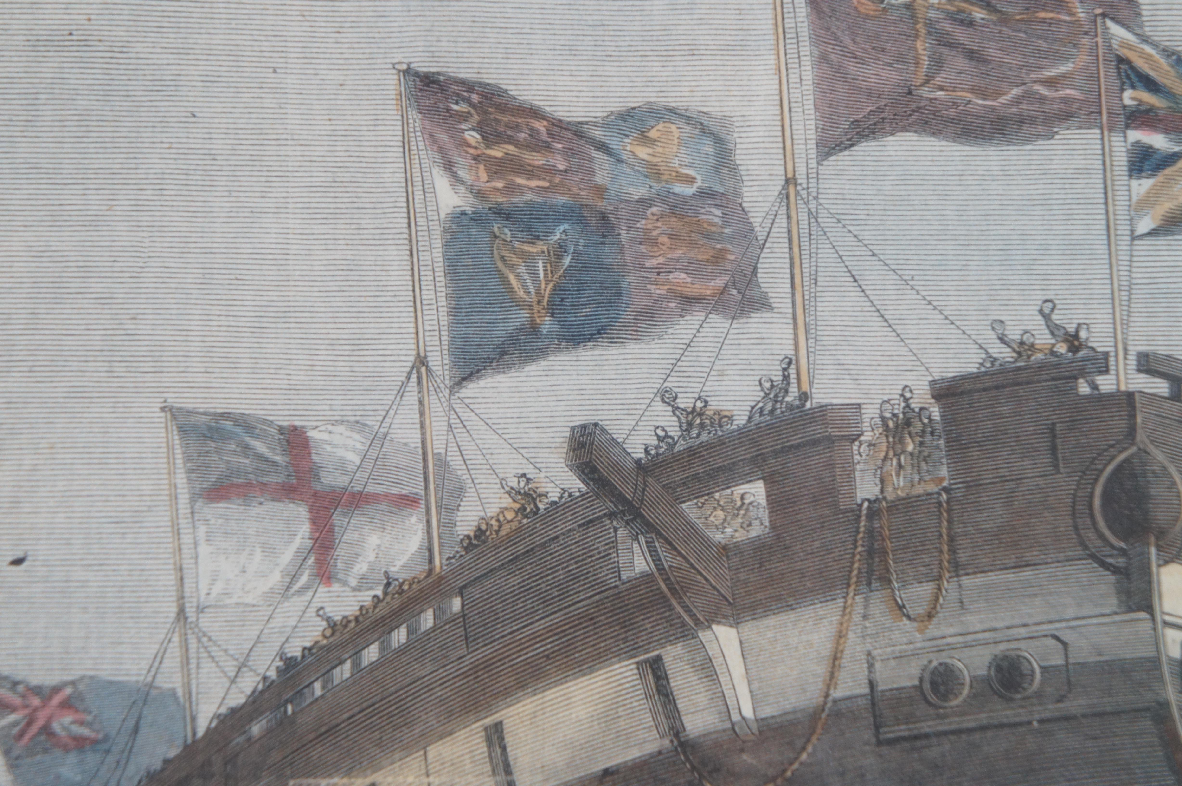 Edwin Wheedeon London News: Gravur eines Dampfschiffes Ihrer Majestät, 22