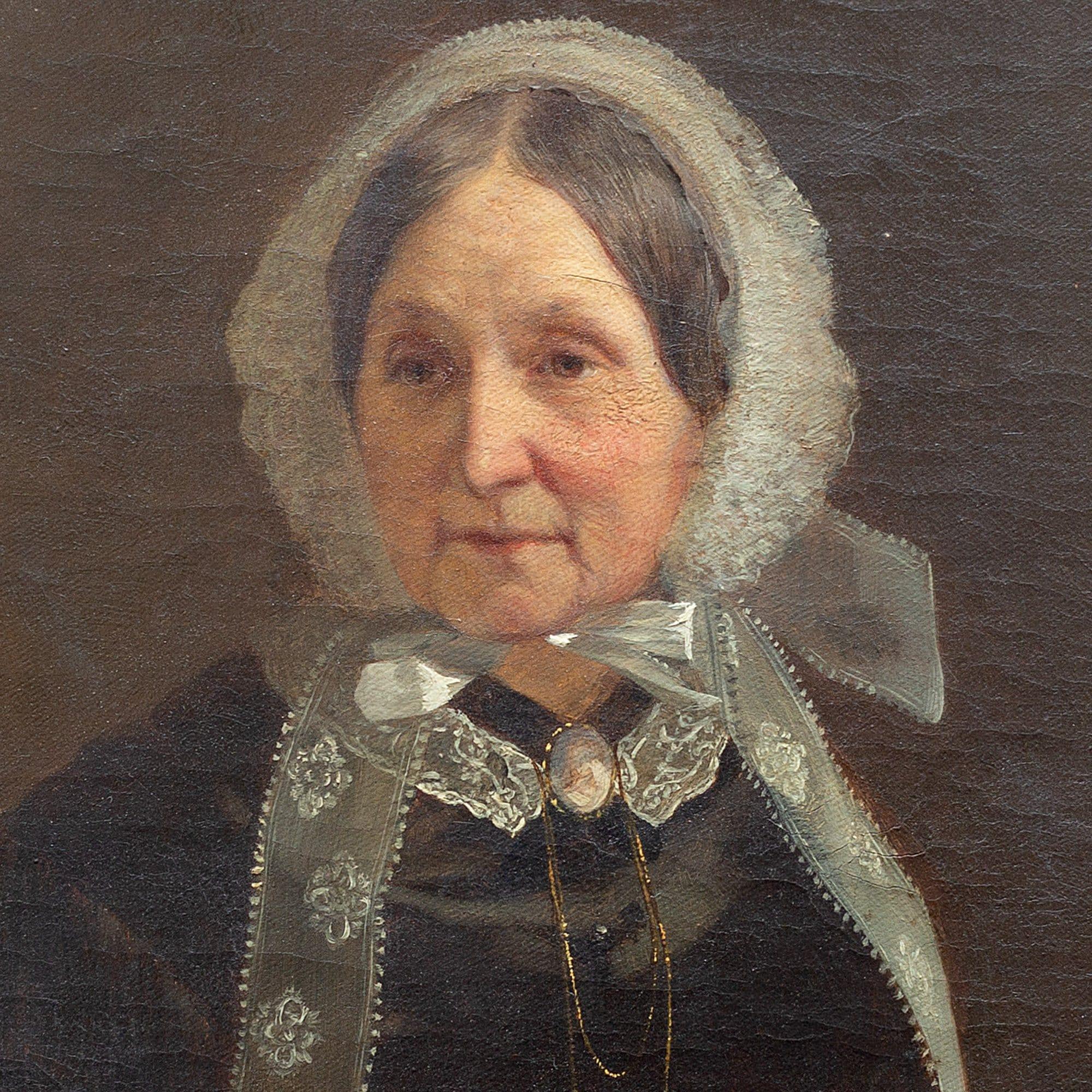 Edwin Williams, Portrait Of Mary Anne Boyce, Oil Painting 1