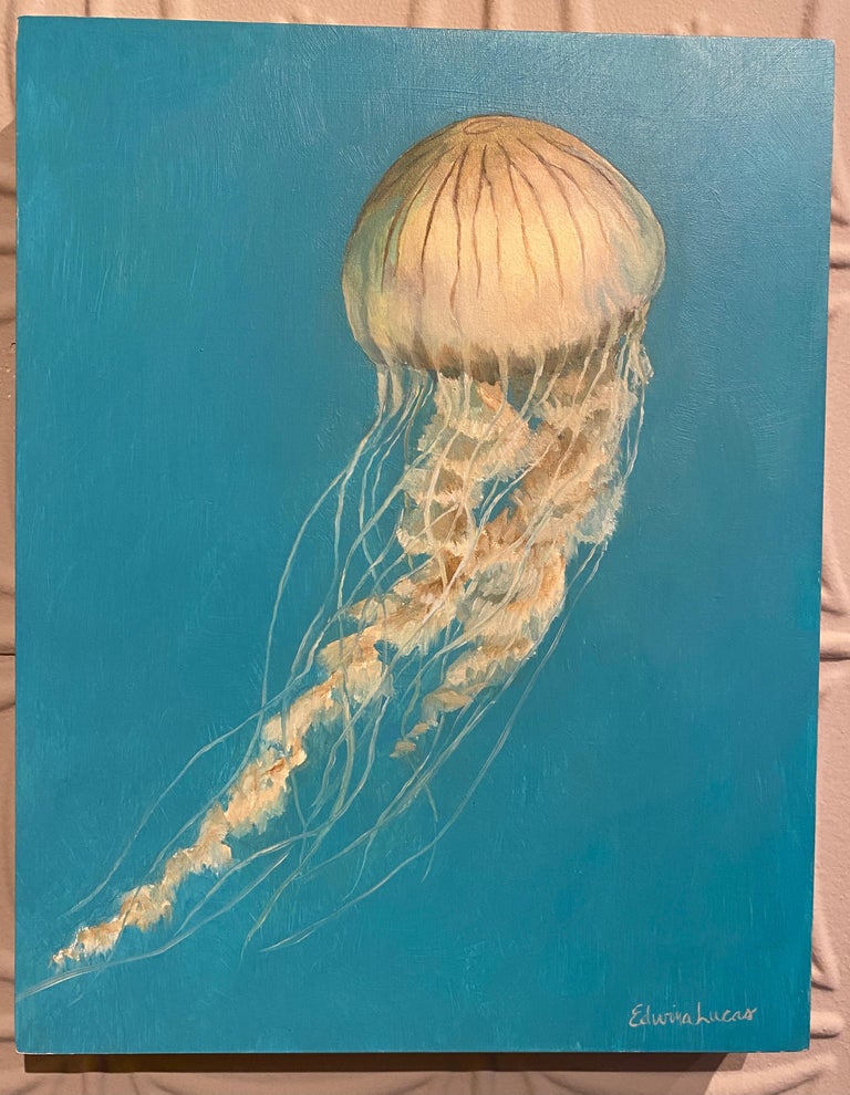 Jellyfish - Painting by Edwina Lucas