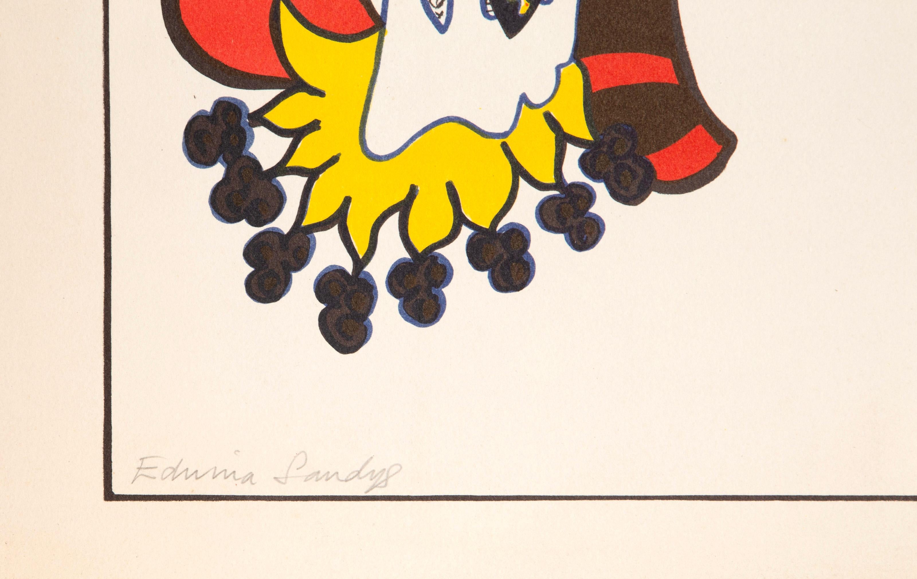 Giocatori di carte, litografia Pop Art di Edwina Sandys in vendita 2