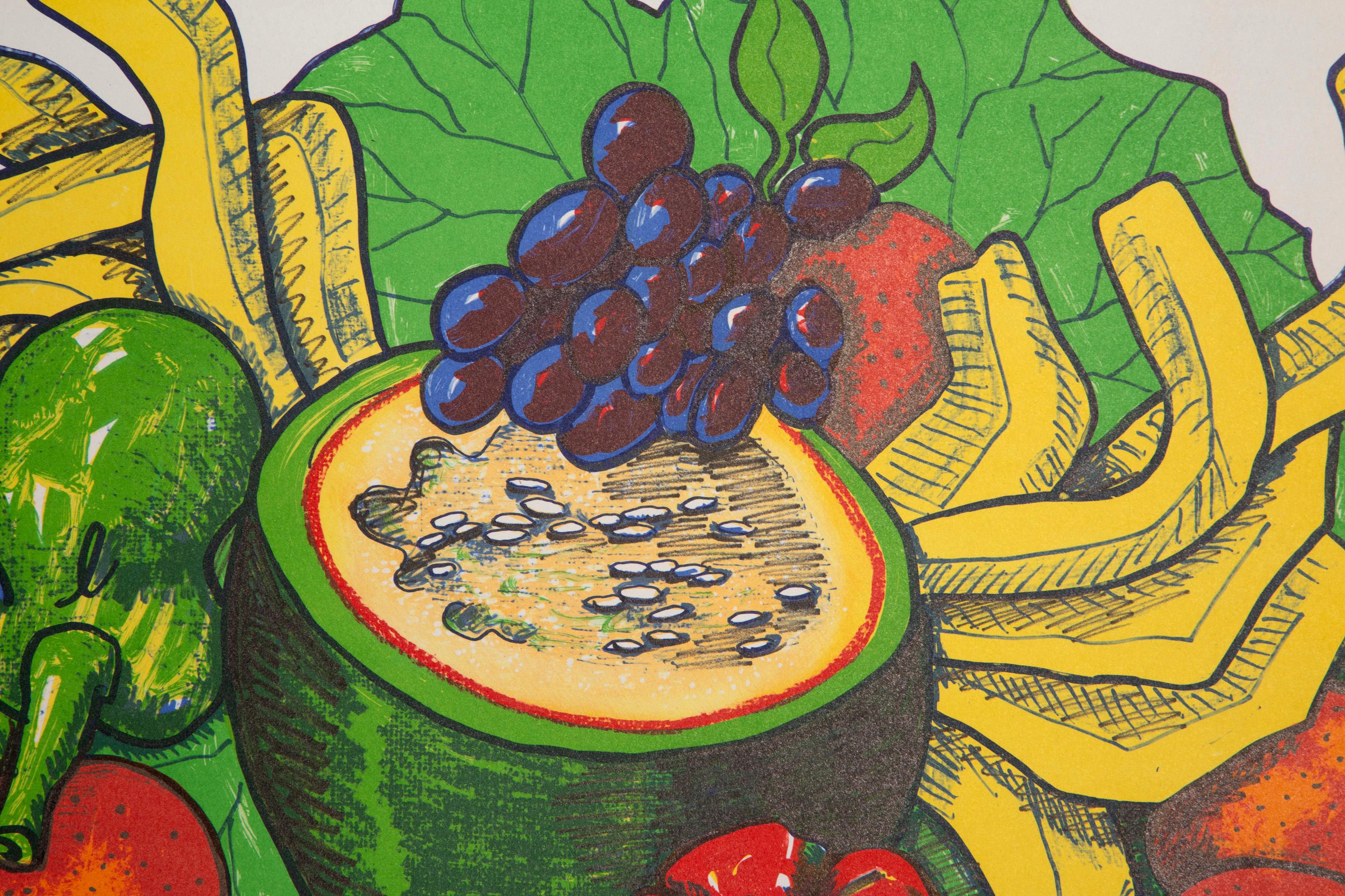 Fruit, Pop Art Lithograph by Edwina Sandys For Sale 1