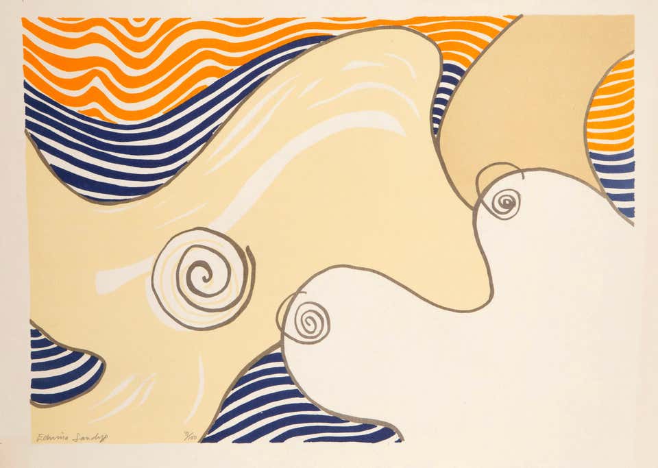 Sea Shells, Pop Art Lithograph by Edwina Sandys