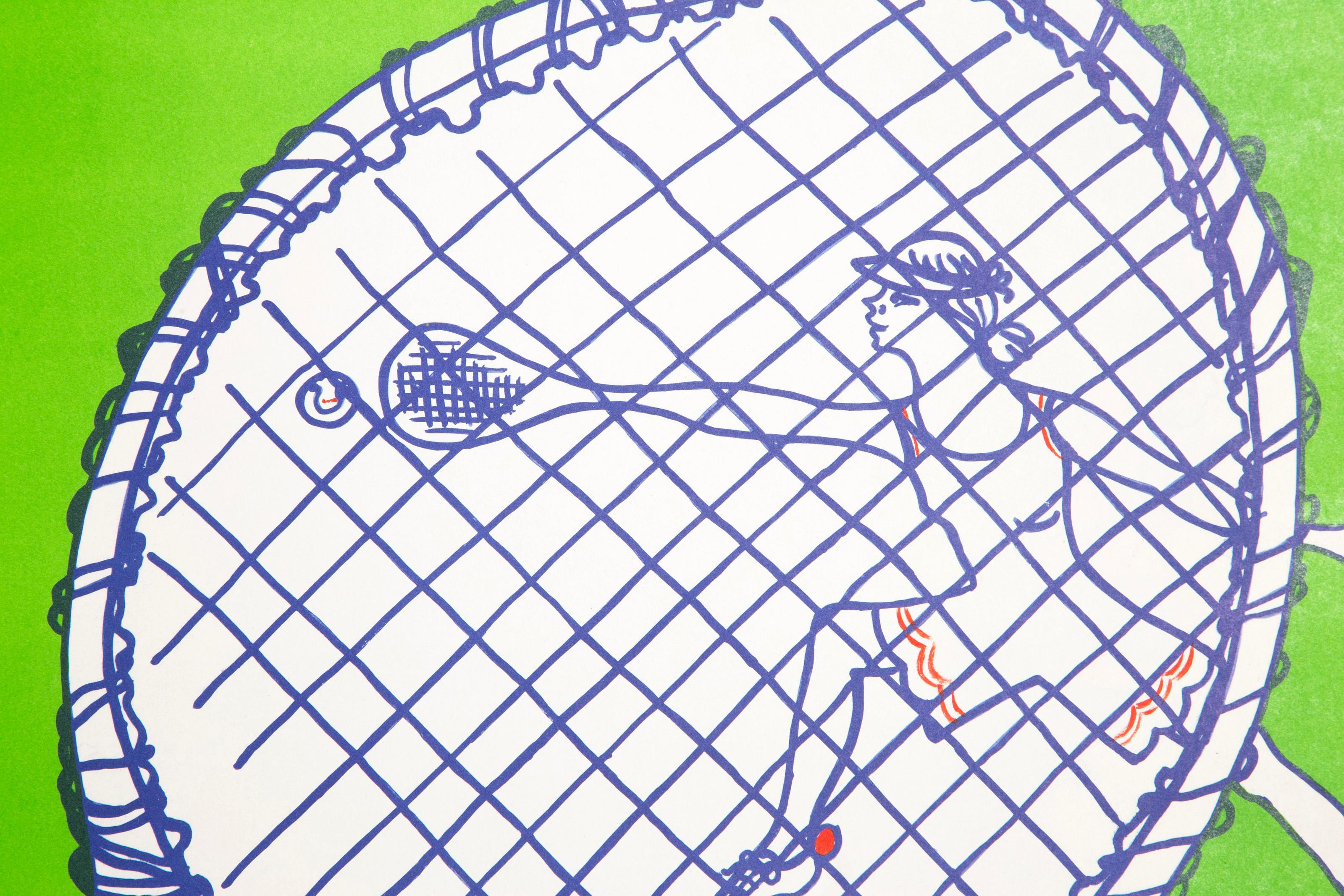 Tenis, Litografía Pop Art de Edwina Sandys en venta 1