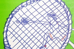 Tennis, Pop-Art-Lithographie von Edwina Sandys