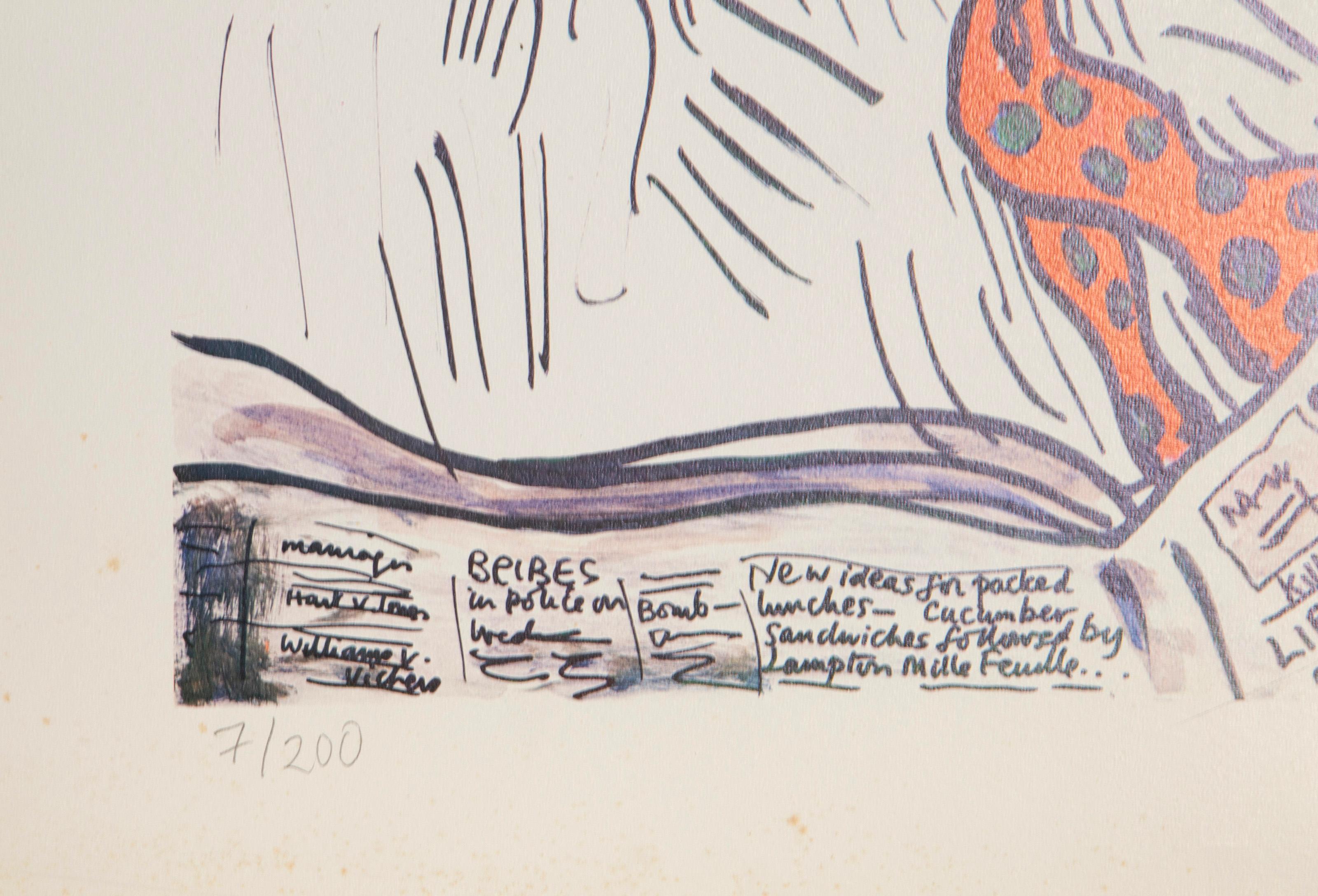 The Daily Telegraph, Litografía Pop Art de Edwina Sandys en venta 2