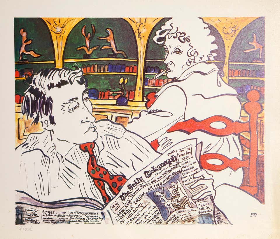 The Daily Telegraph, Pop Art Lithograph by Edwina Sandys