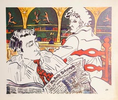 The Daily Telegraph, lithographie Pop Art d' Edwina Sandys