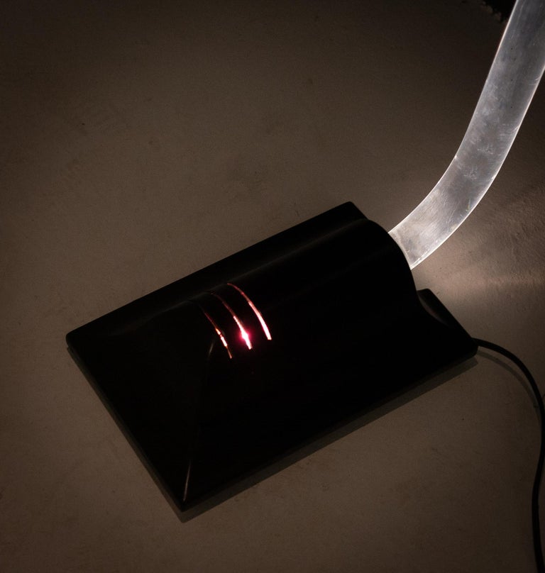 Edy Ten Berge Perspex Floor Lamp For Sale at 1stDibs