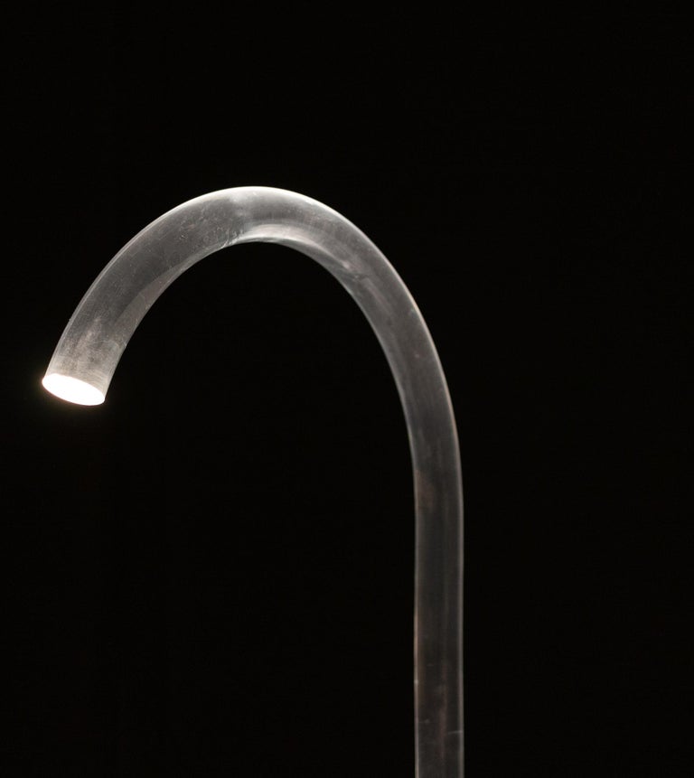 Edy Ten Berge Perspex Floor Lamp For Sale at 1stDibs