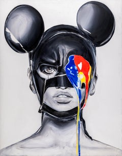 "GUILTY MICKEY MOUSE"  Print 31' x 24' inch Edition 3/35 by Edyta Grzyb
