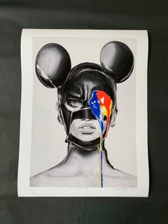 "GUILTY MICKEY MOUSE" Stampa 31' x 24' pollici Edizione 7/35 di Edyta Grzyb