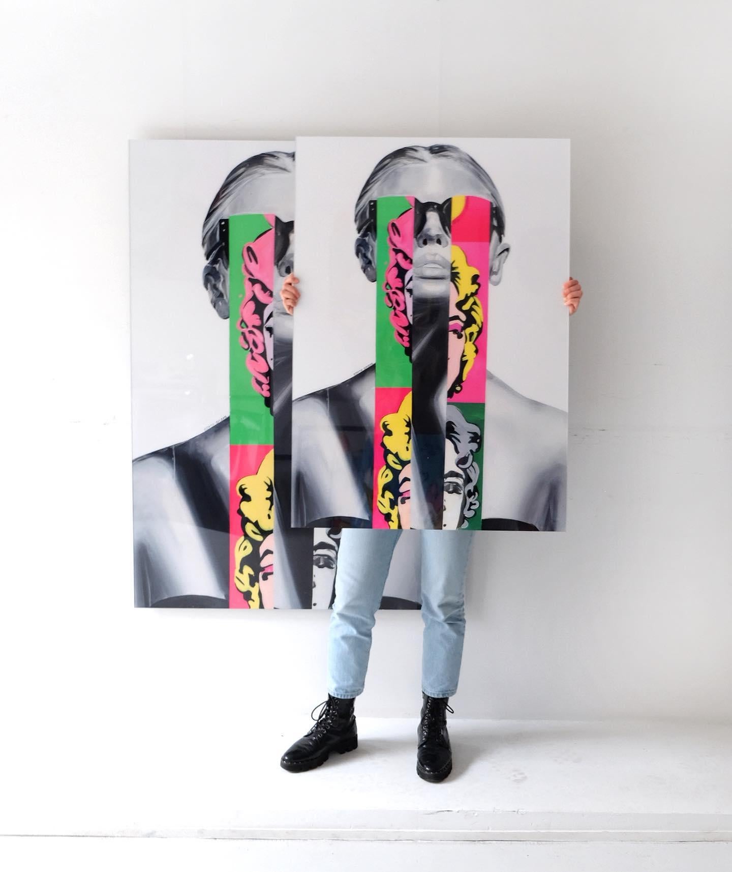 „PLACEBO MARILYN MONROE“ Plexiglasdruck 39' x 28' in Auflage von 50 Stück von Edyta Grzyb im Angebot 8