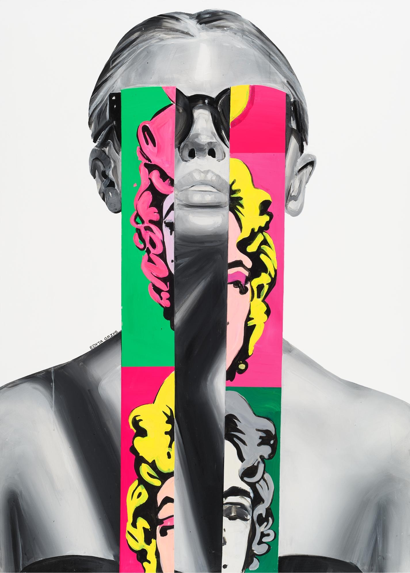 "PLACEBO MARILYN MONROE" Stampa ritratto 39' x 28' in Ed. di 50 di Edyta Grzyb

Forma dell'immagine: stampa a pigmenti dietro vetro acrilico, lucido, intarsiato. Sul retro è presente una guida di montaggio per essere appeso alla