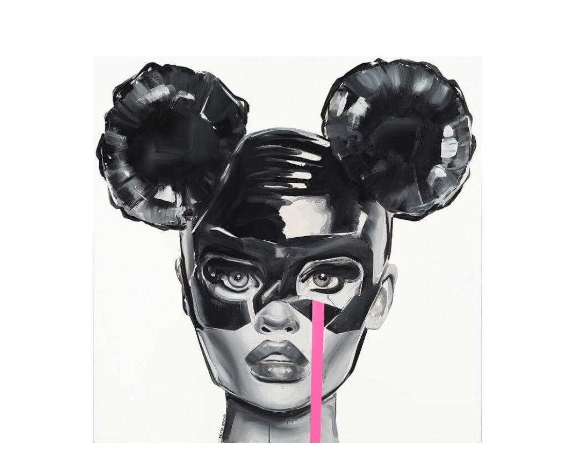 «VINYL MICKEY MOUSE » Impression en plexiglas 59,7 cm x 59,7 cm Ed. 1/50 par Edyta Grzyb 6