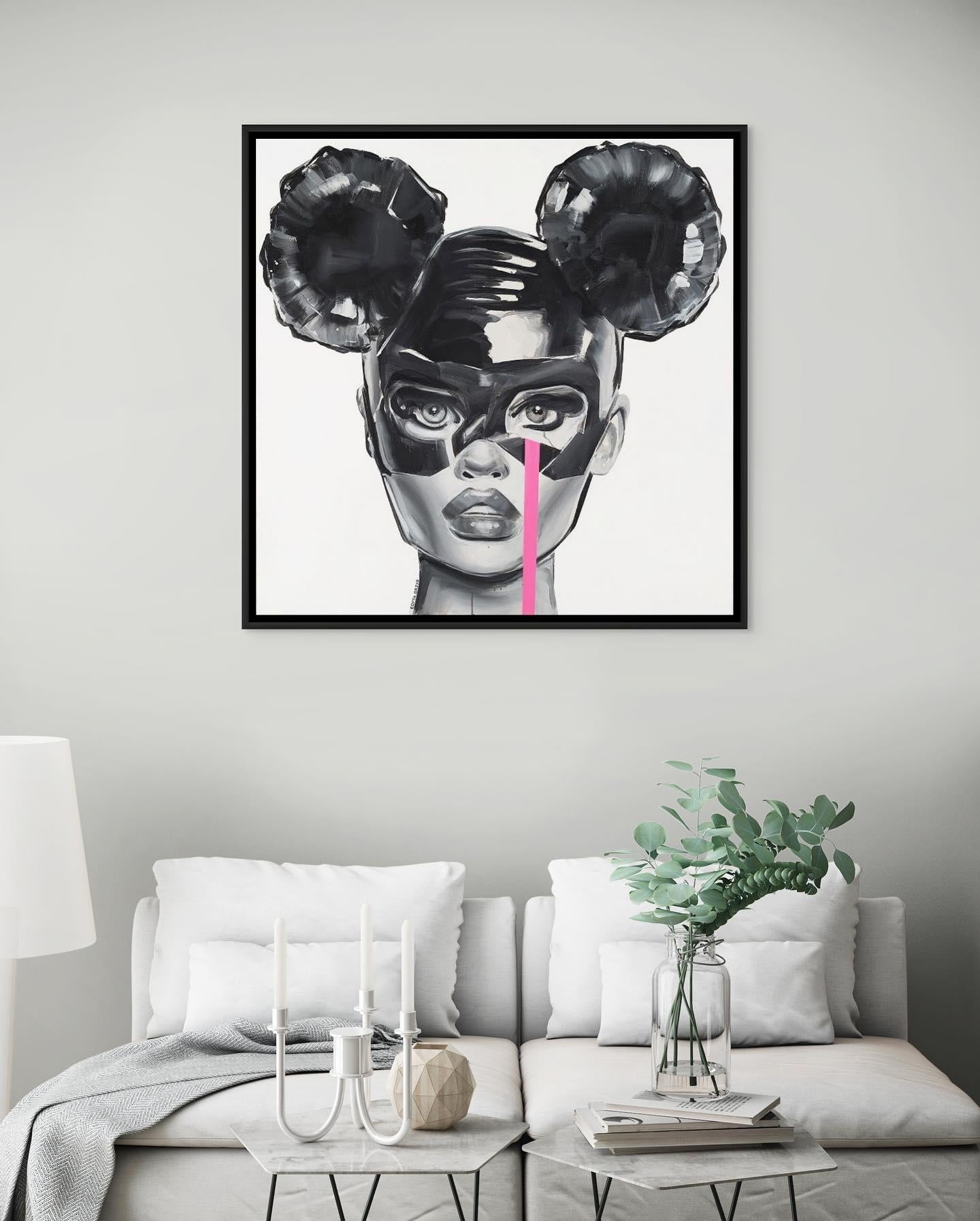 «VINYL MICKEY MOUSE » Impression en plexiglas 59,7 cm x 59,7 cm Ed. 1/50 par Edyta Grzyb 7