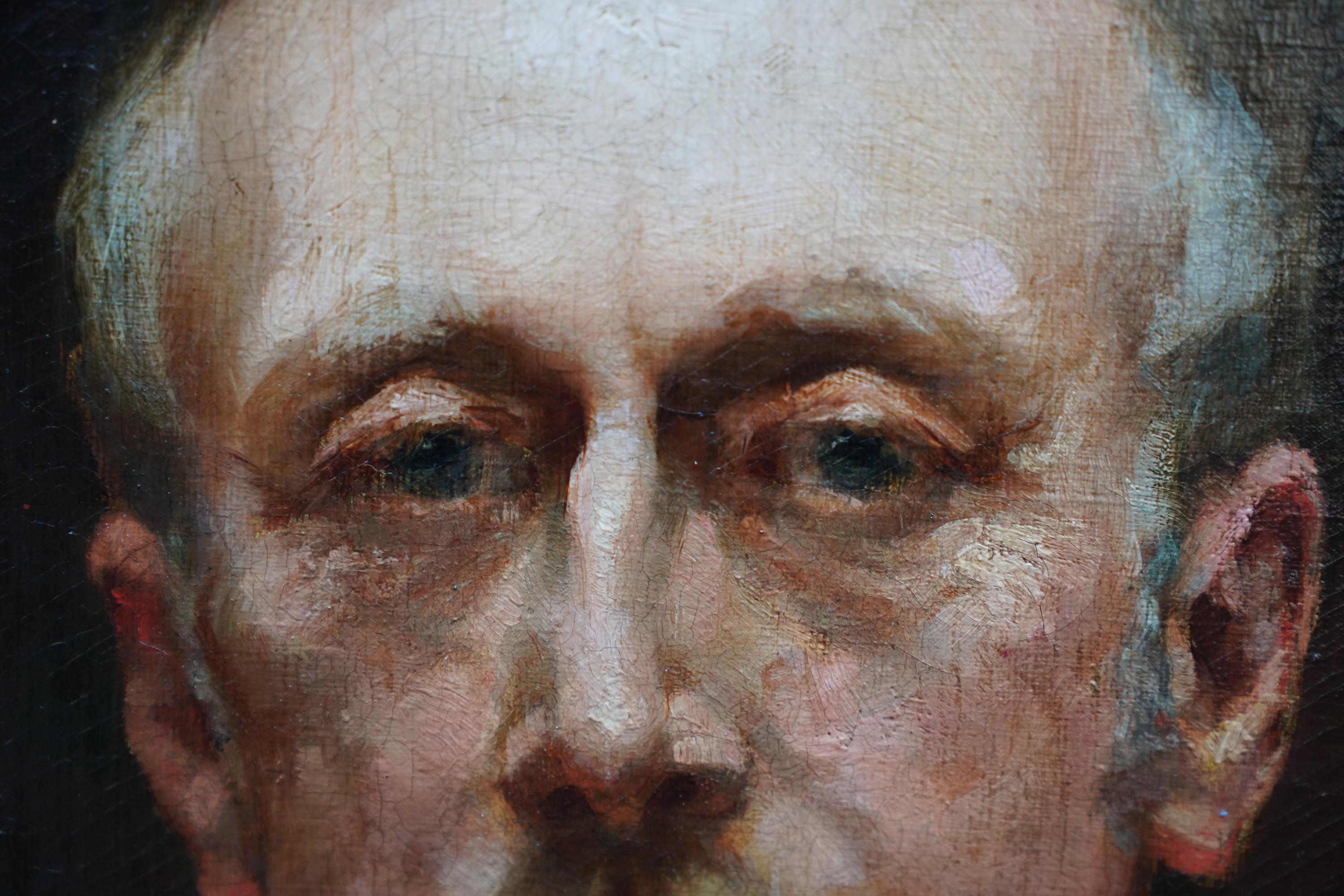 Portrait du major général Harding Steward - Peinture à l'huile militaire britannique du 19e siècle en vente 2