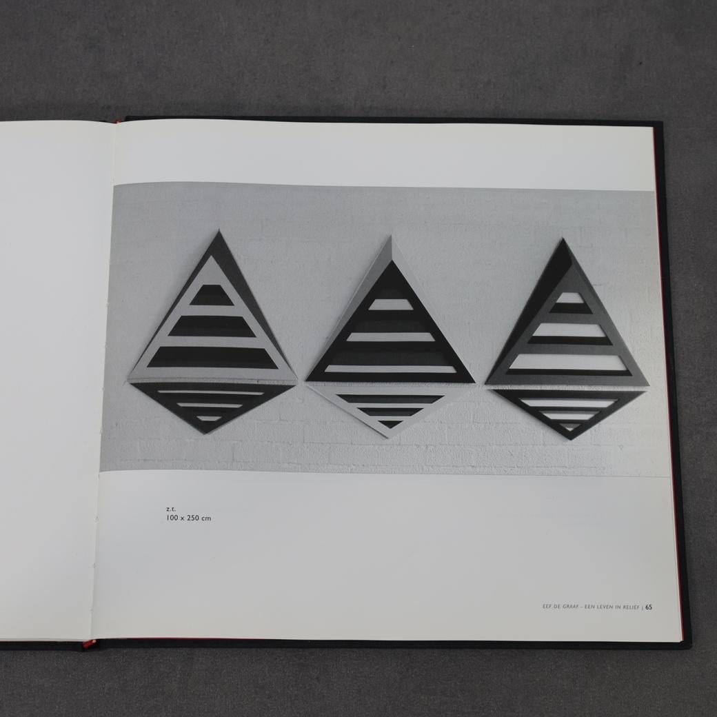 Eef de Graaf - Scultura geometrica da parete (trittico), Paesi Bassi, anni '80 in vendita 2