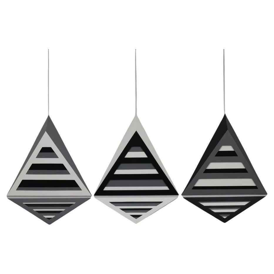 Eef de Graaf - Scultura geometrica da parete (trittico), Paesi Bassi, anni '80 in vendita