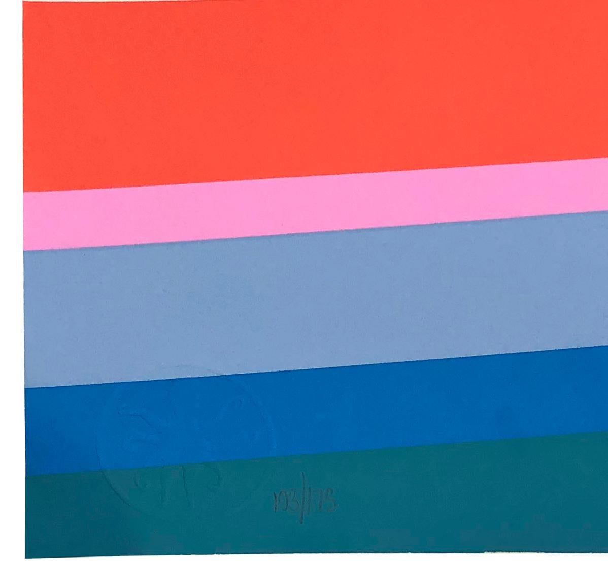 After the Rain (framed hand signed screen print) - Print by Eelus