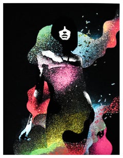 Eelus Summoning Printers Proof, 8 Color Screenprint, 21st Century
