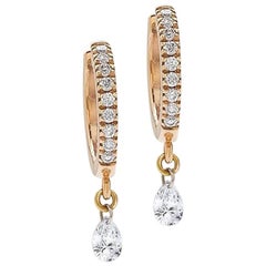 EEP Drops Diamonds Earrings or Rose Gold
