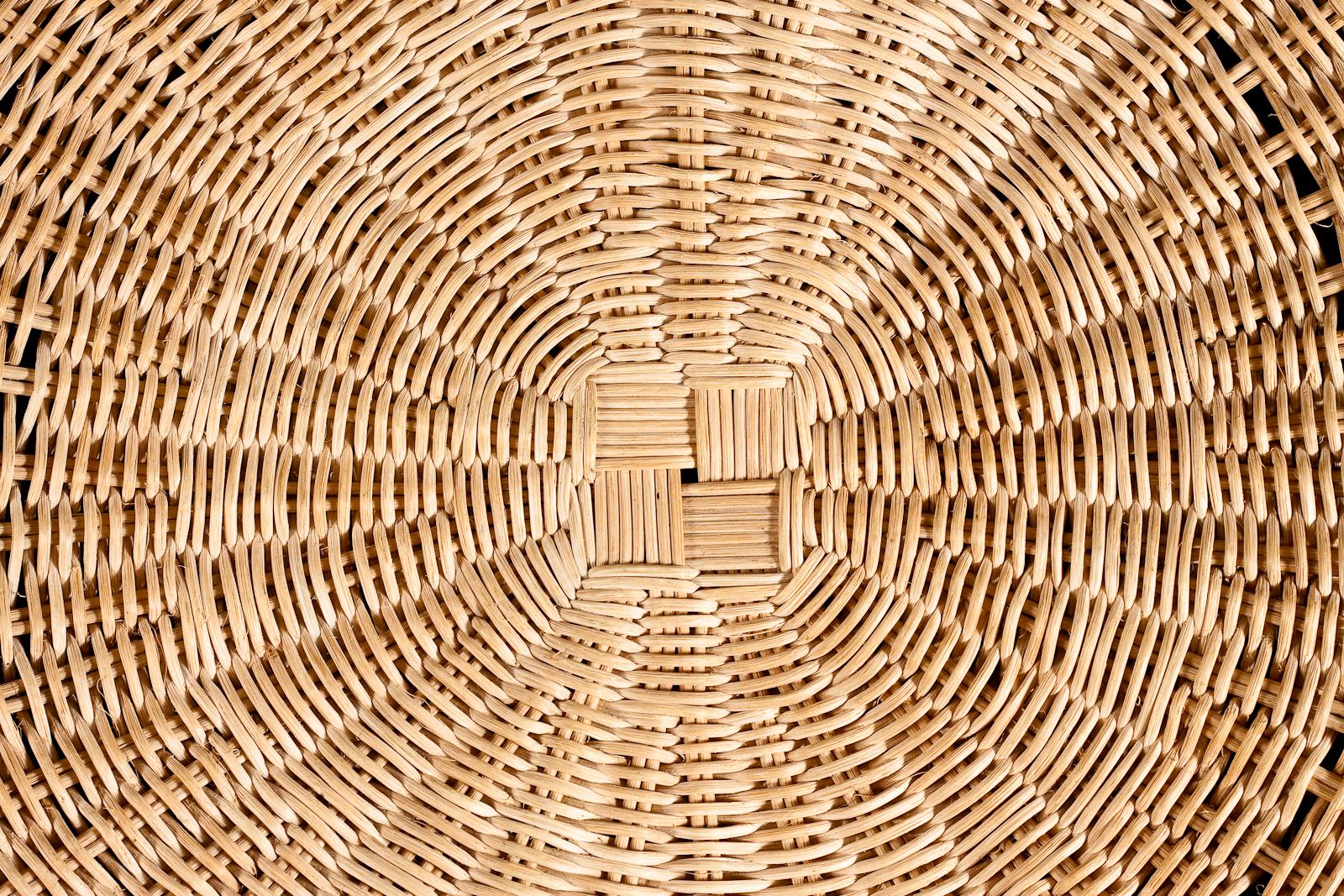 Eero Aarnio, 1960's wicker Juttu stool for Artek In Fair Condition In Turku, Varsinais-Suomi