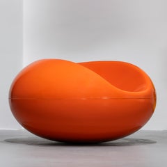 Eero Aarnio 1st Series Pastil Chair Bright Orange 1967 by Asko Finland Pop Art