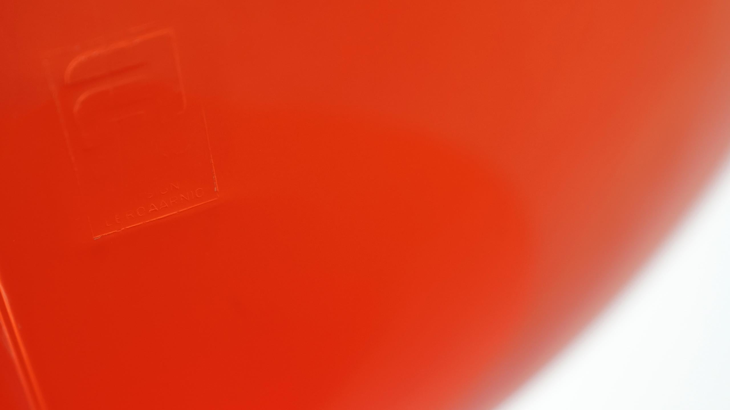 Eero Aarnio, Ball Chair by Asko, Signed 1, Edition in Bright Orange 1963 Finland 1