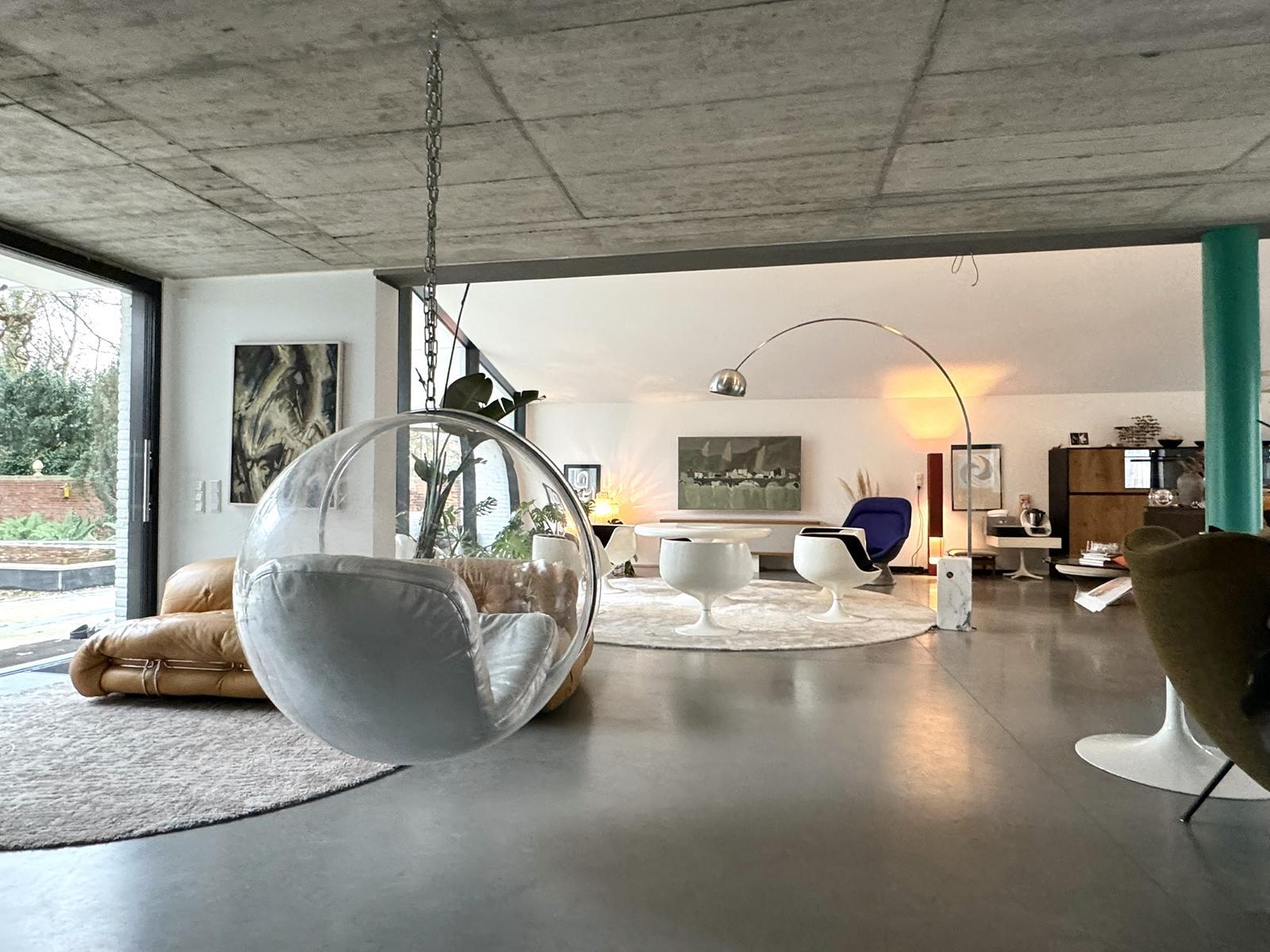 Eero Aarnio Bubble Chair für Asko - Iconic Design Space Age Original Leder im Angebot 2