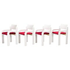 Eero Aarnio Dining chairs 'Flamingo' for Asko  set of 4 Finland 1970s