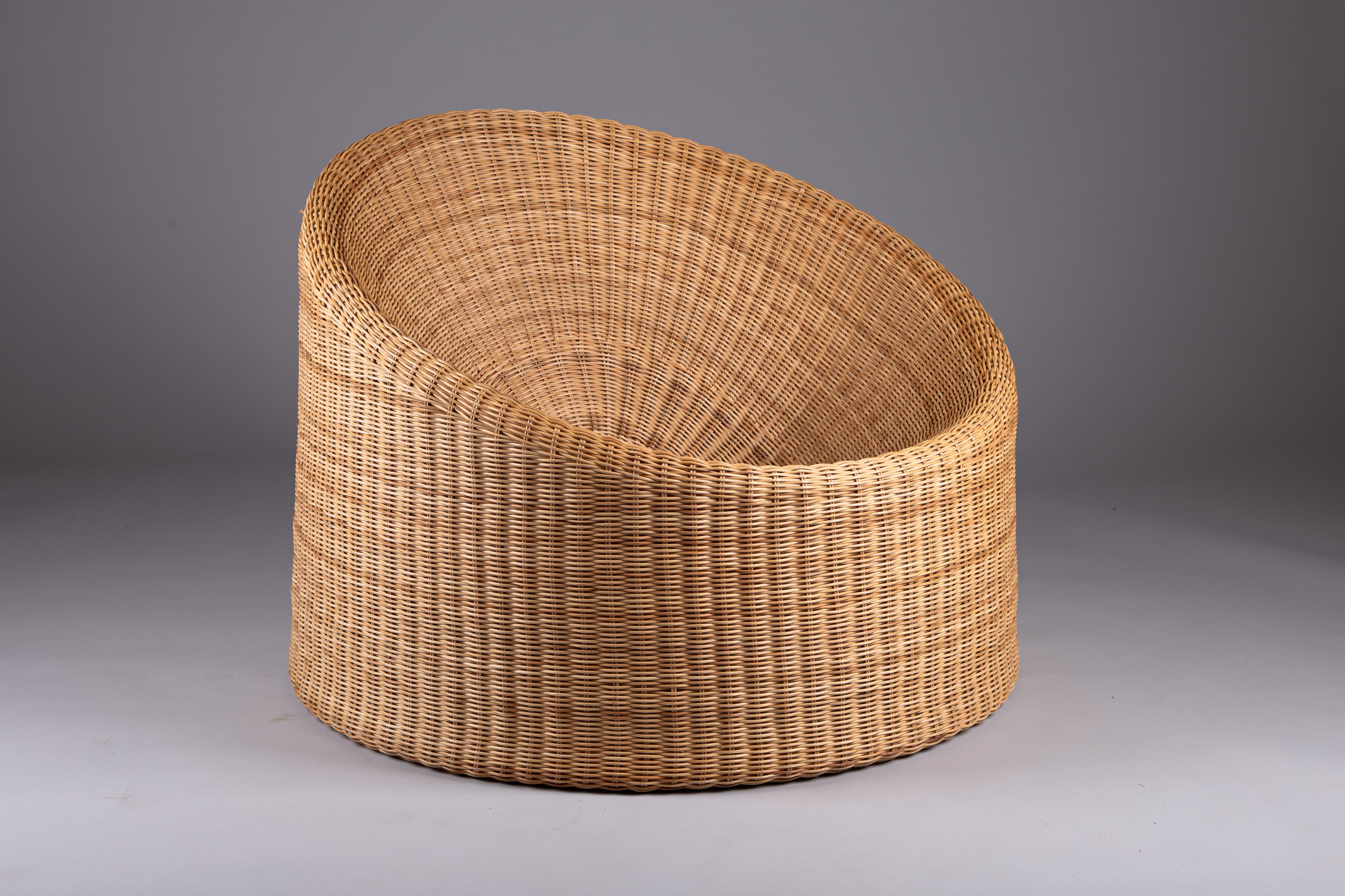 Finnish Eero Aarnio, elephant boot rattan chair, Finland