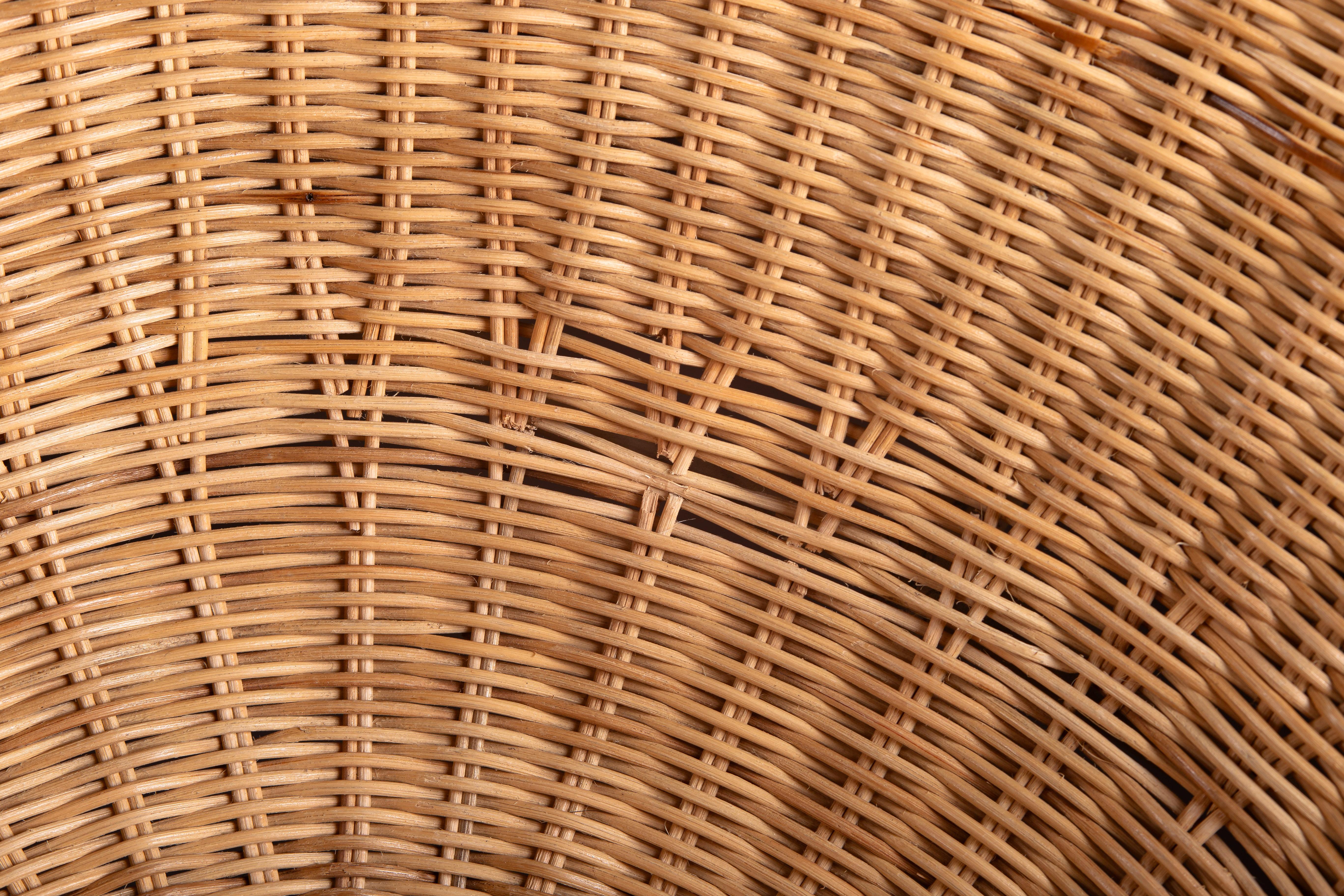 Metal Eero Aarnio, elephant boot rattan chair, Finland
