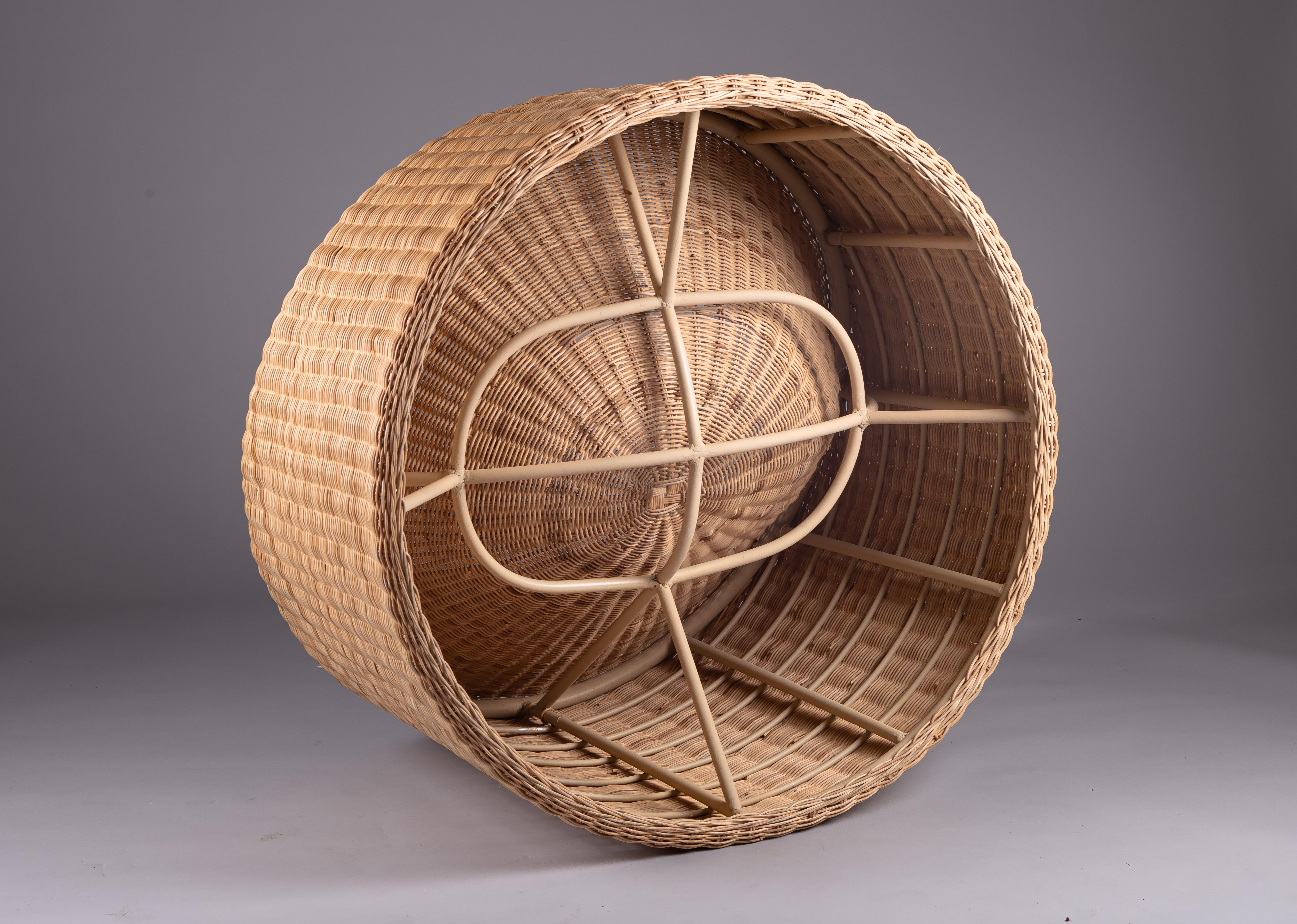 Eero Aarnio, elephant boot rattan chair, Finland 1