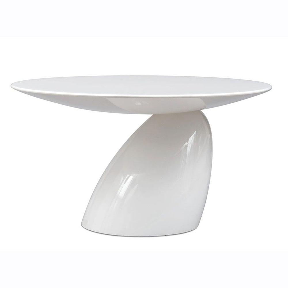 Modern Eero Aarnio Large White Parabel Table For Sale