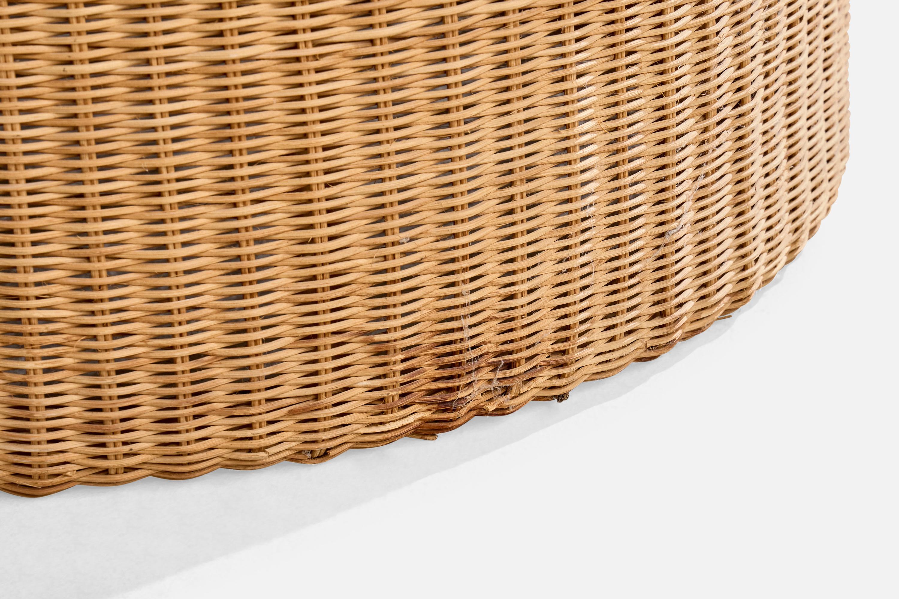 Eero Aarnio, Sedie da salotto, rattan, pelle, Finlandia, anni '70 in vendita 5