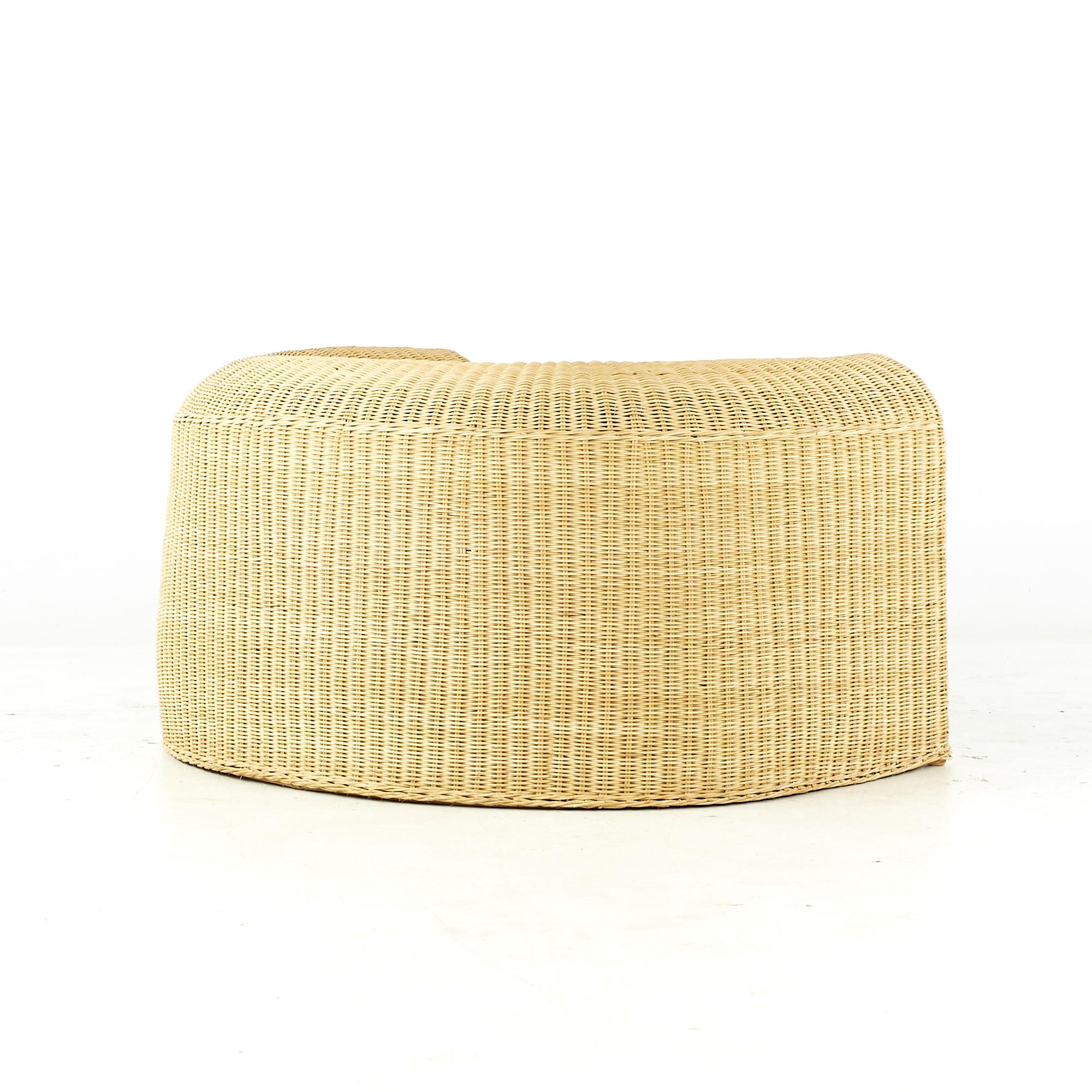 Eero Aarnio Mid Century Rattan Lounge Stuhl im Zustand „Gut“ im Angebot in Countryside, IL