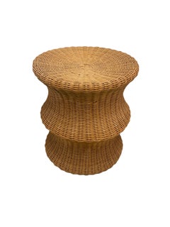 Eero Aarnio "Mushroom" Stool in Rattan / Wicker, Asko 1960s