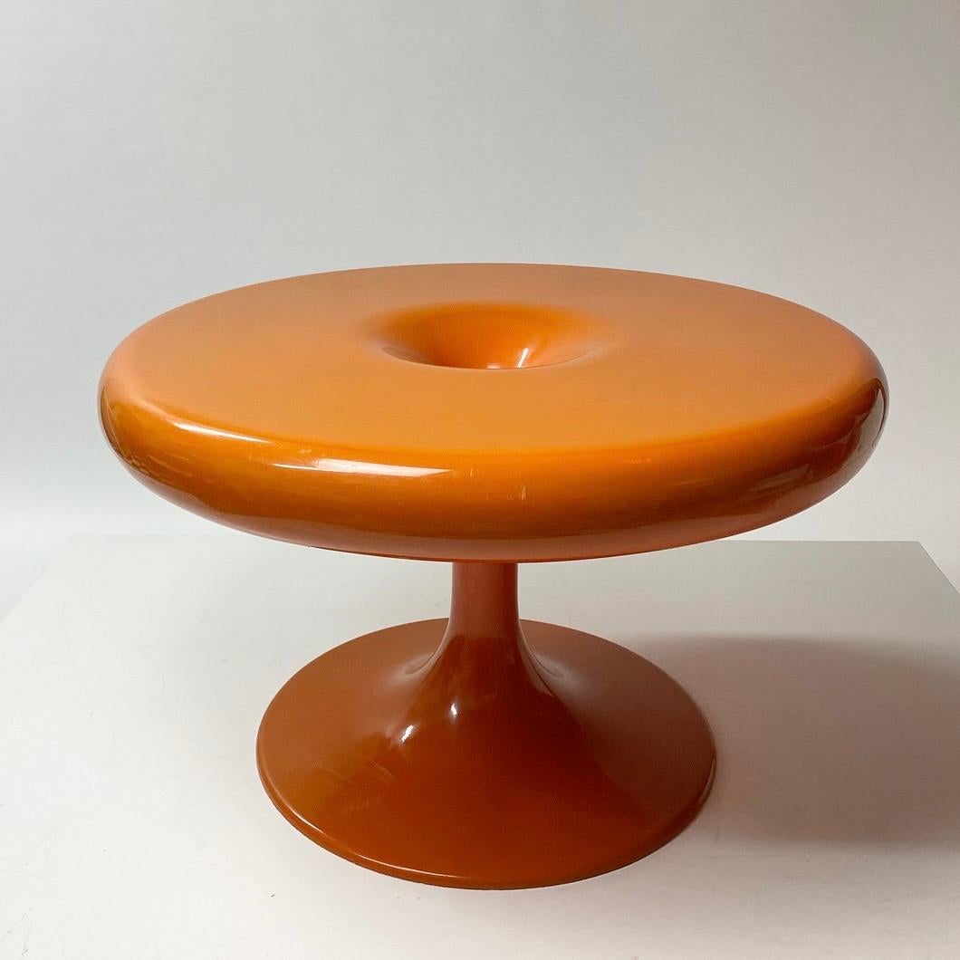 Eero Aarnio Orange Coffee Table Kantarelli for Asko, Finland, 1968 1