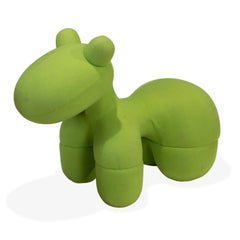 Eero Aarnio Pair of Green Vintage Pony Figure Handmade Chairs