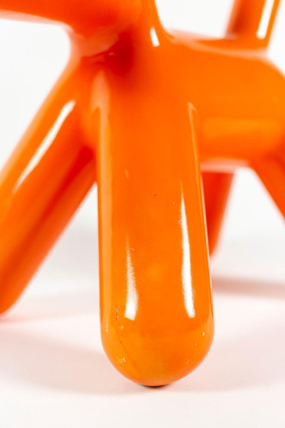 Eero Aarnio, “Puppy”, Orange Polyethylene Sculpture, 2005 In Good Condition In Saint-Ouen, FR