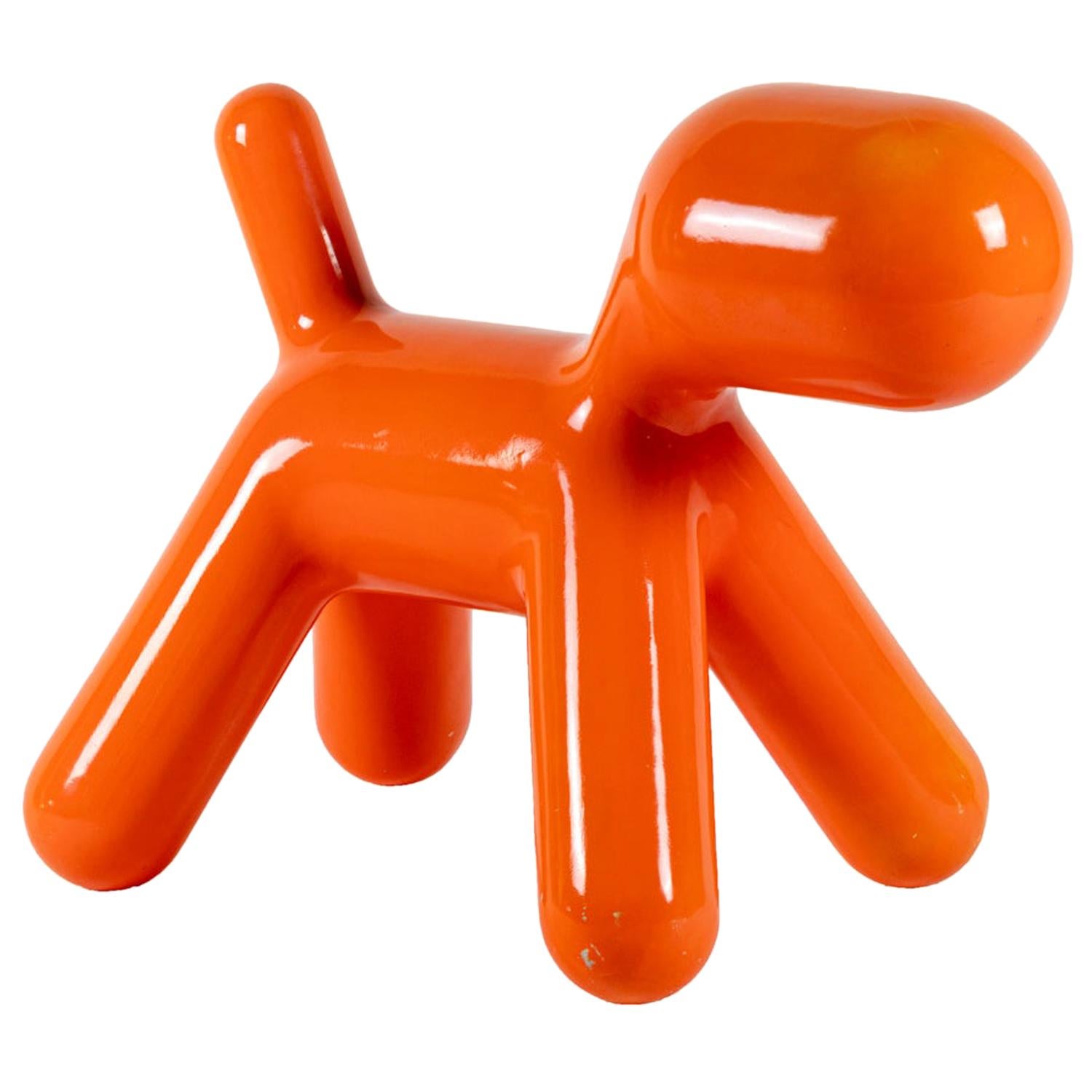 Eero Aarnio, “Puppy”, Orange Polyethylene Sculpture, 2005